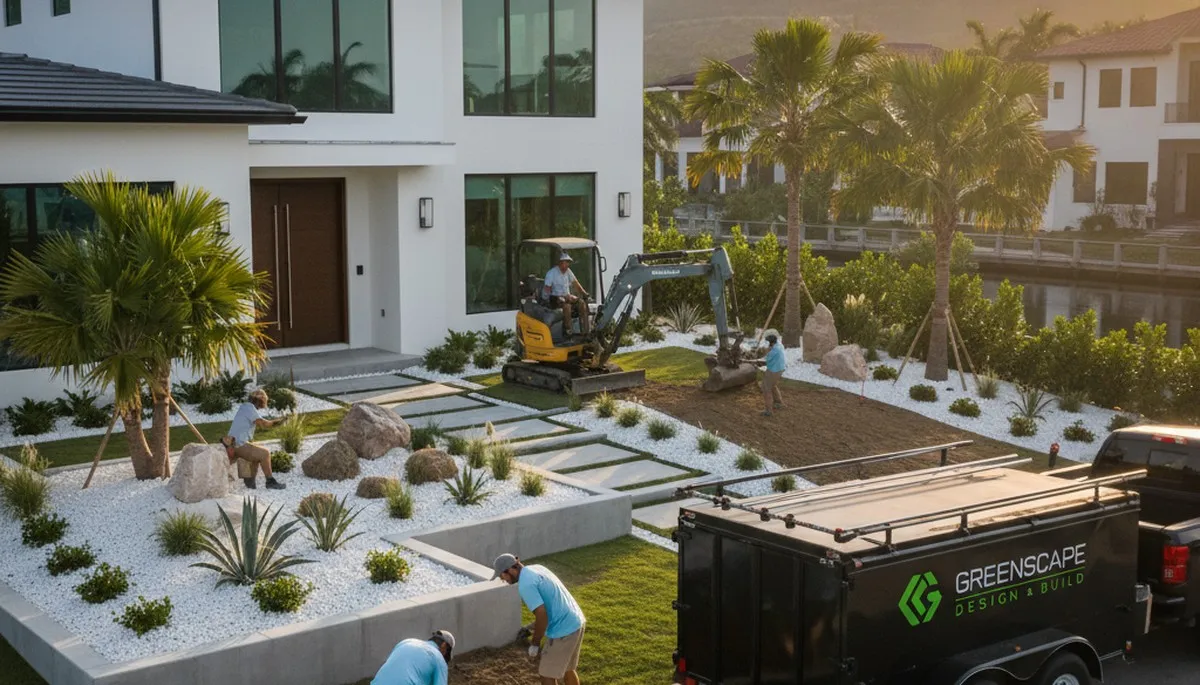 Miami, FL landscaping service for residential and commercial property maintenance